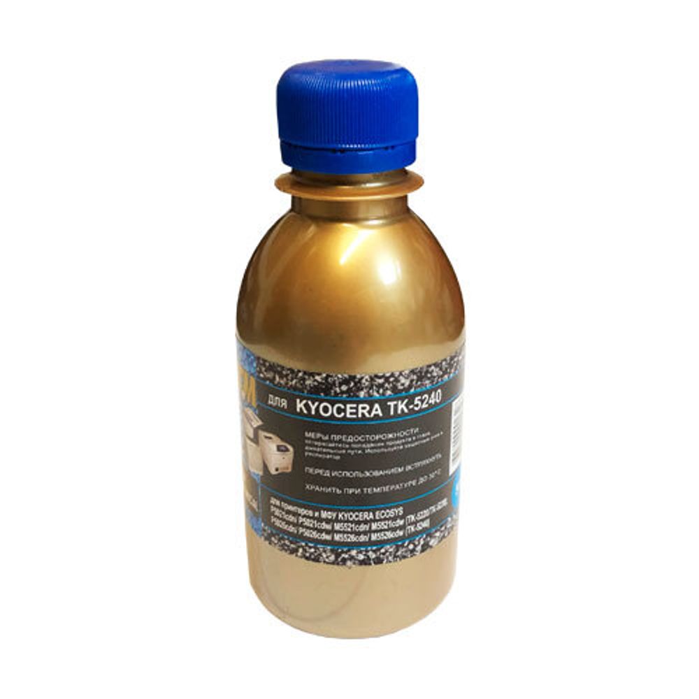Тонер для KYOCERA ECOSYS P5021/P5026 (TK-5240) (50гр, голубой, 3К, MITSUBISHI) Gold ATM