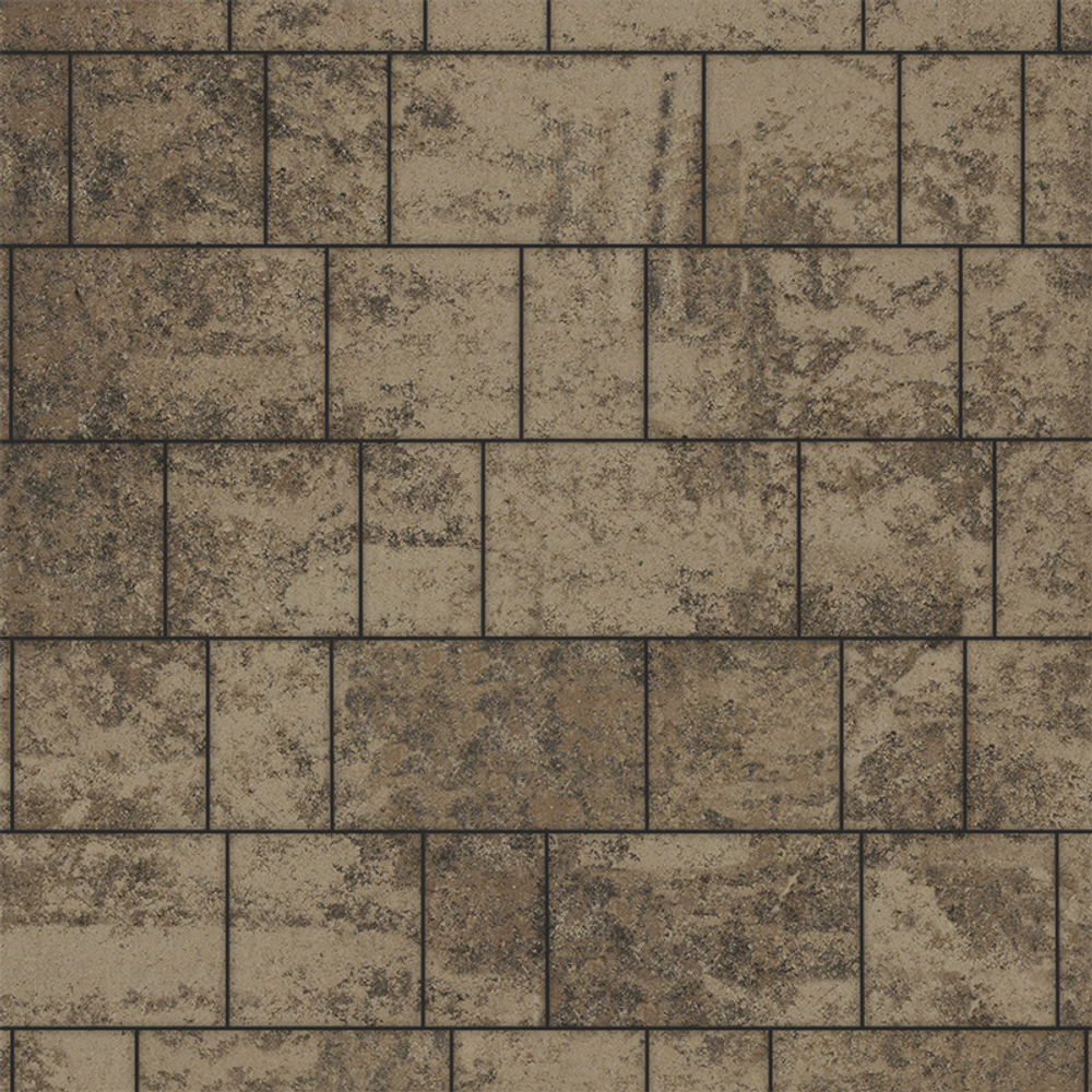 Тротуарная плитка СТАРЫЙ ГОРОД - Листопад гладкий Старый замок, комплект из 3 видов плит