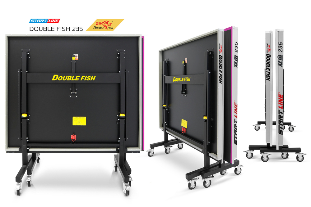 Стол теннисный Double Fish 235 черный