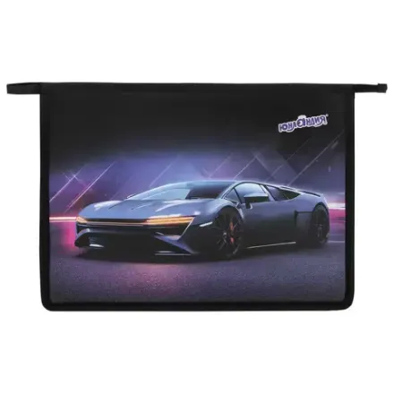 Папка для тетрадей 1 отделение А4 на молнии Юнландия Street power, пластик