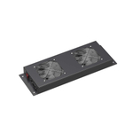 Потолочный модуль 2 вентилятора для крыши навесных и напольных 19" IT-корпусов ДКС серии STI/CQE шириной 600мм, RAL9005