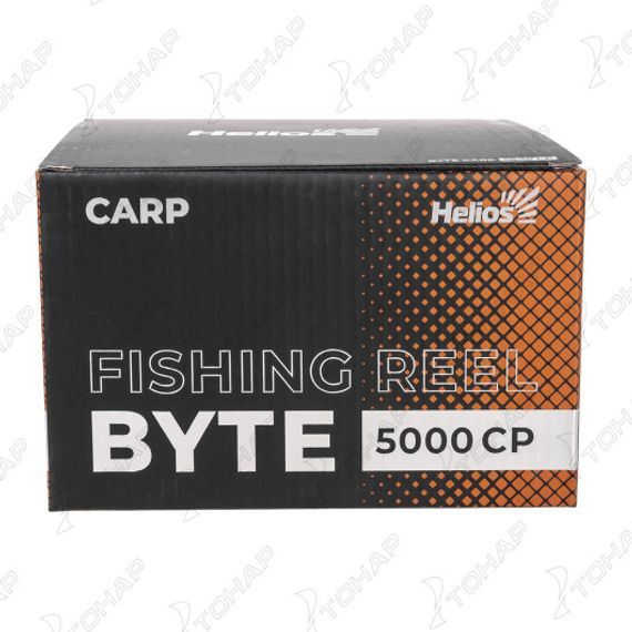 Катушка Byte carp 5000 CP 4+1 подшип + зап шпуля (HS-BC-5000-S) Helios