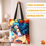 Сумка шоппер с принтом KonoSuba