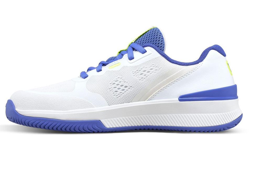 Женские Кроссовки теннисные Wilson Intrigue Pro - white/amparo blue/safety yellow
