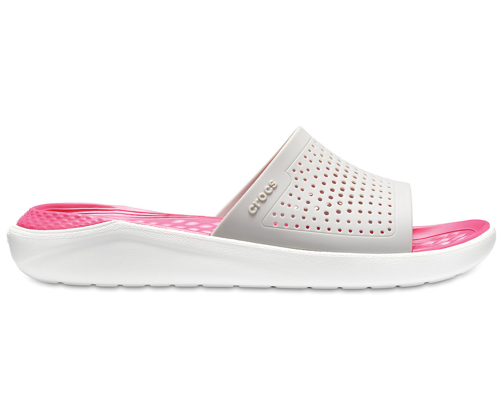 Шлепанцы CROCS LiteRide Slide Pearl White/White