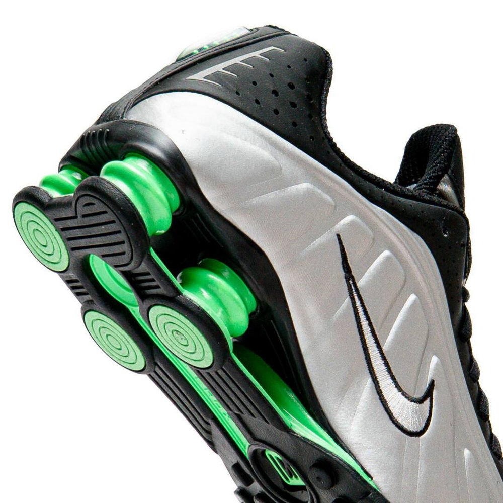 Nike Shox R4 Metallic Silver Green