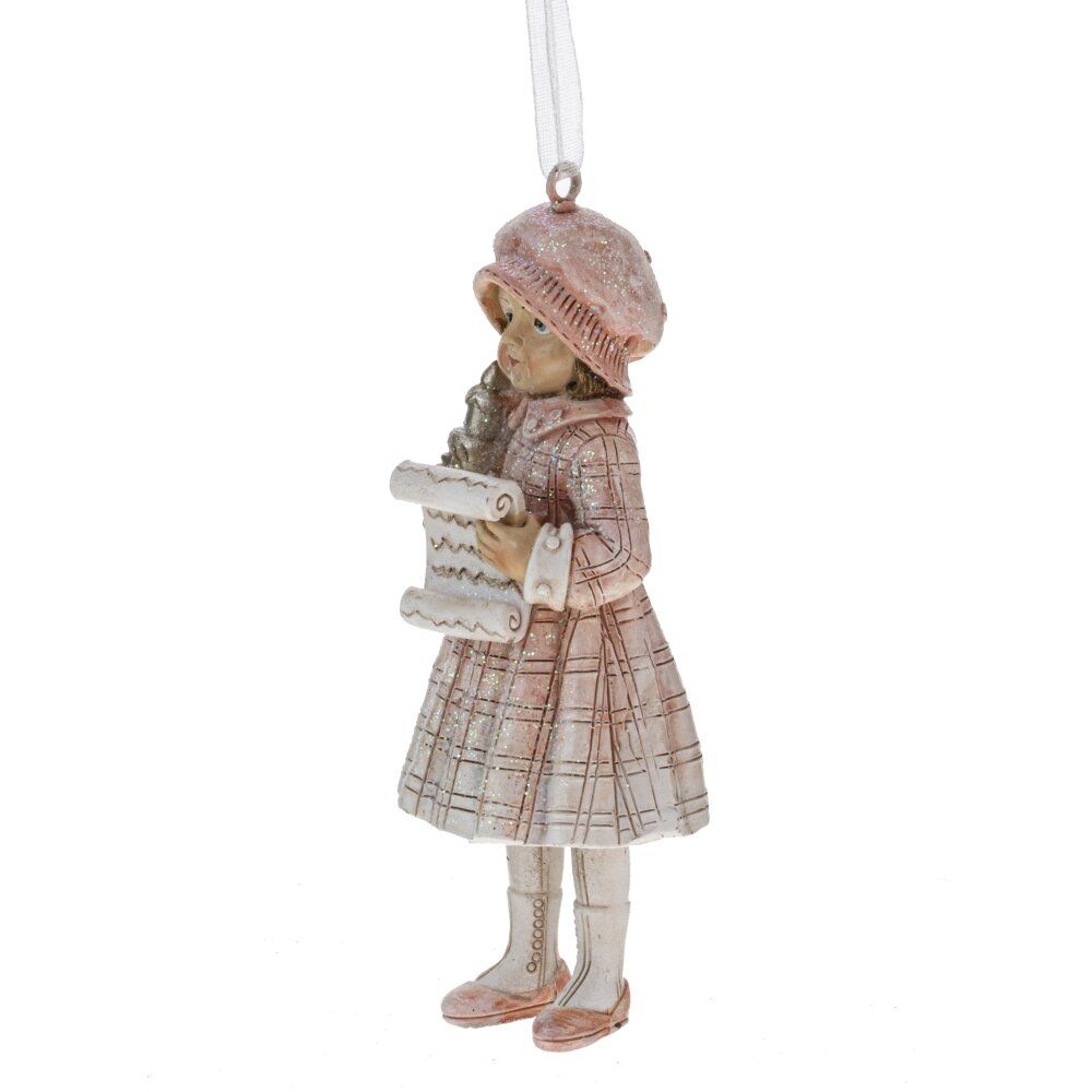 GAEM Фигурка декоративная подвесная "Девочка", L5,5 W4,5 H11 см, 2в.