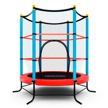 Батут детский DFC SMRKIDS 55&amp;quot; с сеткой, RED