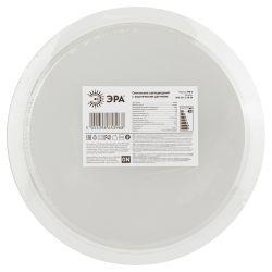 Светильник ЖКХ светодиодный ЭРА SPB-301-2-4K-20 IP40 20Вт 4000К D210 c акустическим датчиком круг накладной