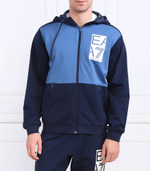 Худи EA7 - голубой(3RPM55 PJ05Z)