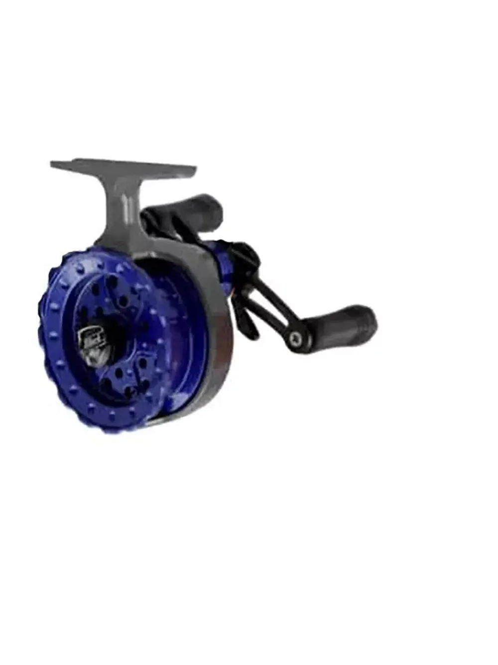Катушка инерционная (зимняя) Black Side ICE ZEAL (4+1 подш.), черная для зимней рыбалки под удочку и спиннинг на судака, окуня и другую рыбу
