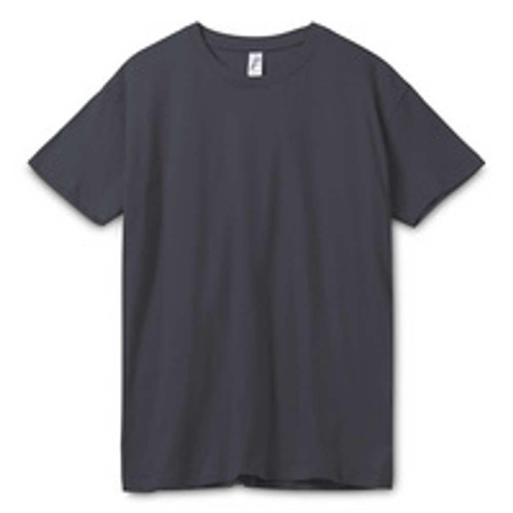 Футболка унисекс Regent 150, темно-серая (графит)