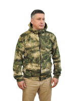 Куртка мужская толстовка военная с карманами прямого кроя