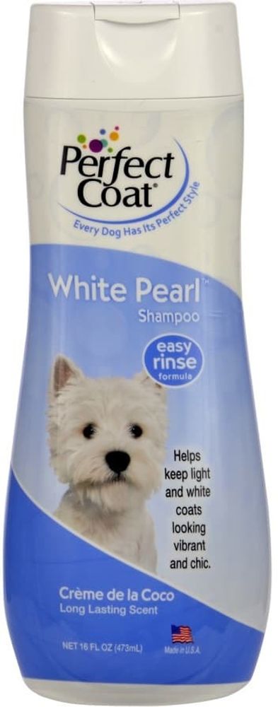 8in1 Shampoo White Pearl шампунь-кондиционер для собак светлых окрасов 473 мл