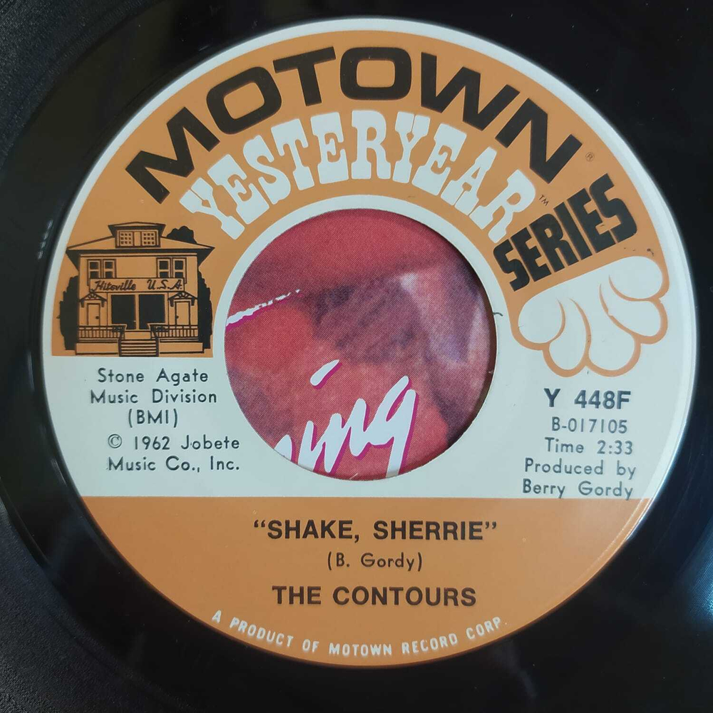 The Contours - Do You Love Me / Shake, Sherrie (США 1988г.) 7", Single