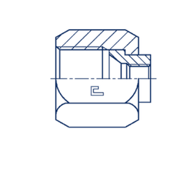 Соединение GS D18-20 BSP 1/4 - JIC 1.1/16