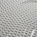 Хрустальный жемчуг, оттенок "Белый", шар 10мм, улучшенное покрытие