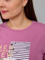 Футболка Фв-107/фуксия-город