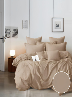 КПБ. Поплин. "Капучино", 100% хлопок