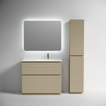 Тумба напольная Sancos Folk Floor правая 995х445х850, c двумя ящиками оснащенными доводчиками, Капучино, арт.FL100FRCP