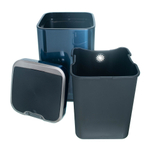 Ведро для мусора сенсорное, квадратное, внутр ведро, Foodatlas JAH-6311, 13 л (сапфировый)