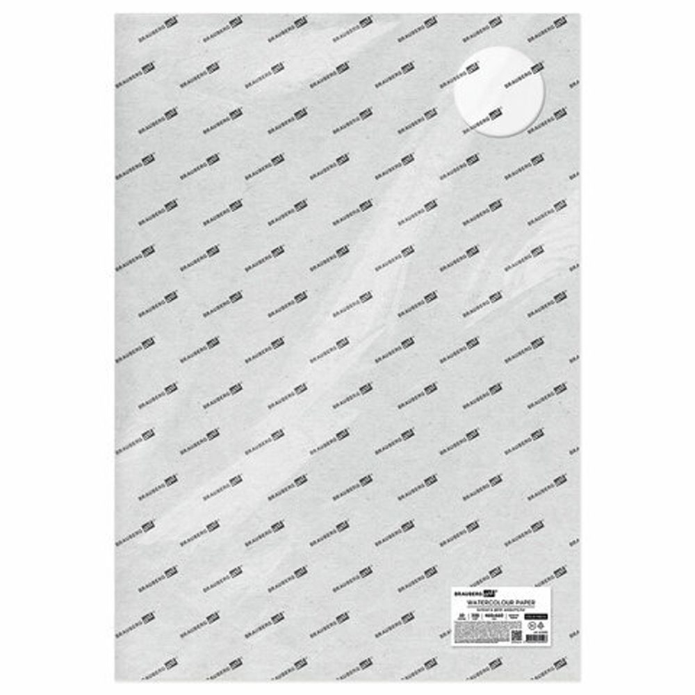 Бумага для акварели 300 г/м2 460x660 мм среднее зерно, 10 листов, BRAUBERG ART PREMIERE, 113233