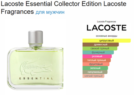 Lacoste Essential 125 ml (duty free парфюмерия)