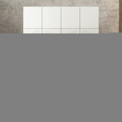 Шкаф Агератум МДФ четырехсекционный с антресолью Лайн керамика (0,27) А10032 матовая - Дуб Сонома 3025  230*50*240