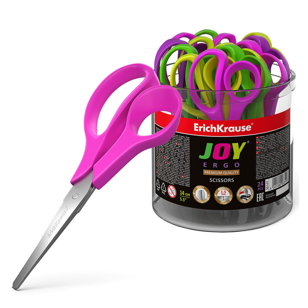 Ножницы детские EK "Joy Ergo" 14 см.