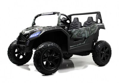 Детский электромобиль RiverToys M222MM зеленый камуфляж