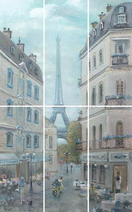 Панно Кантри Шик VB/A14/6x/7071 Париж