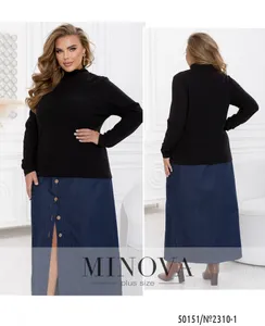 Водолазка 2310-1-черный Minova