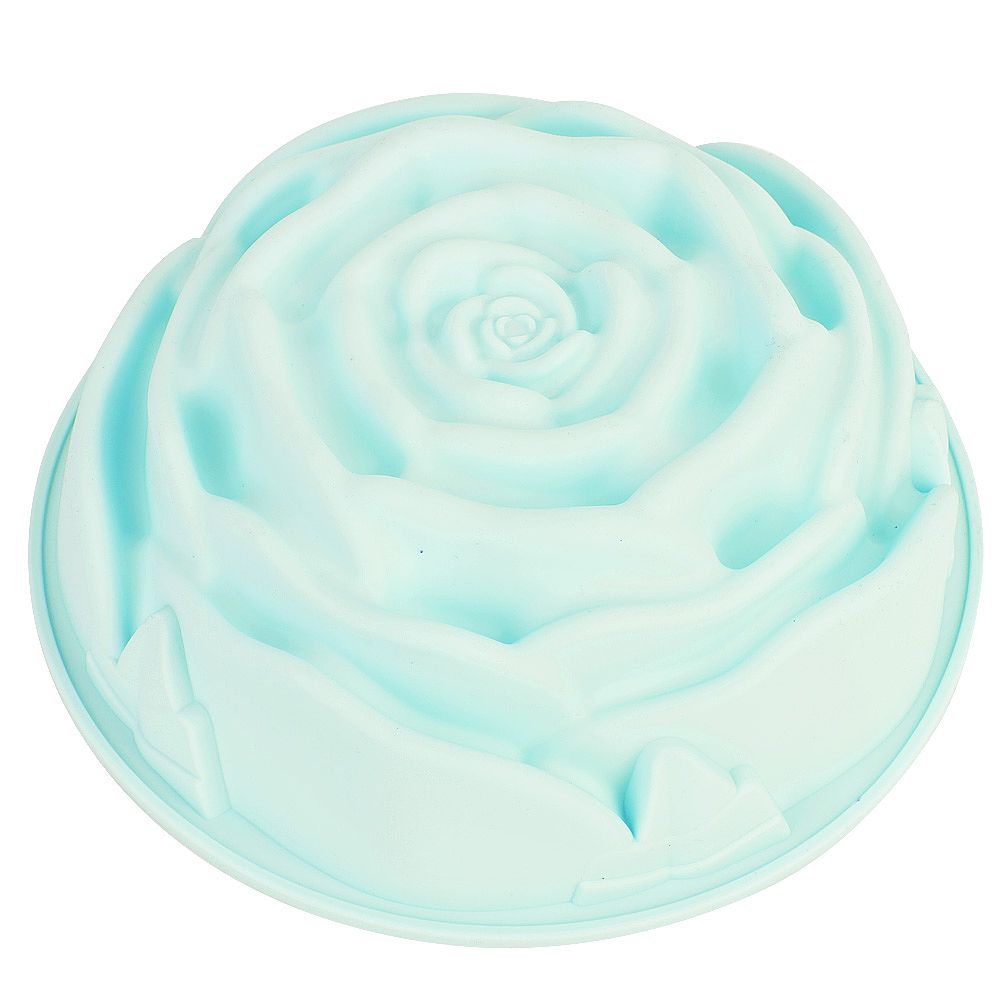 Форма для выпечки "Роза" 23,5*23,5*7,5см (4вида) (силикон)