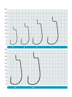 Офсетный крючок 5510 № 1/0 (5 шт)
