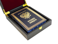 Кодекс чести русского офицера с иконой св. Георгий Победоносец. Подарочный набор