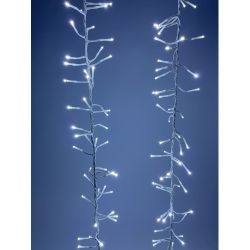 ENIN - WC ЭРА Гирлянда LED Мишура 3,9 м белый провод, холодный свет, 220V