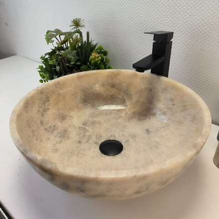 Раковина из оникса Bowl Grey TinLip BO-63048 45*45*17 42