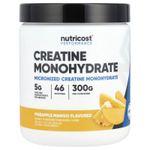 Nutricost, Моногидрат креатина, ананас и манго, 300 г (10,7 унции)