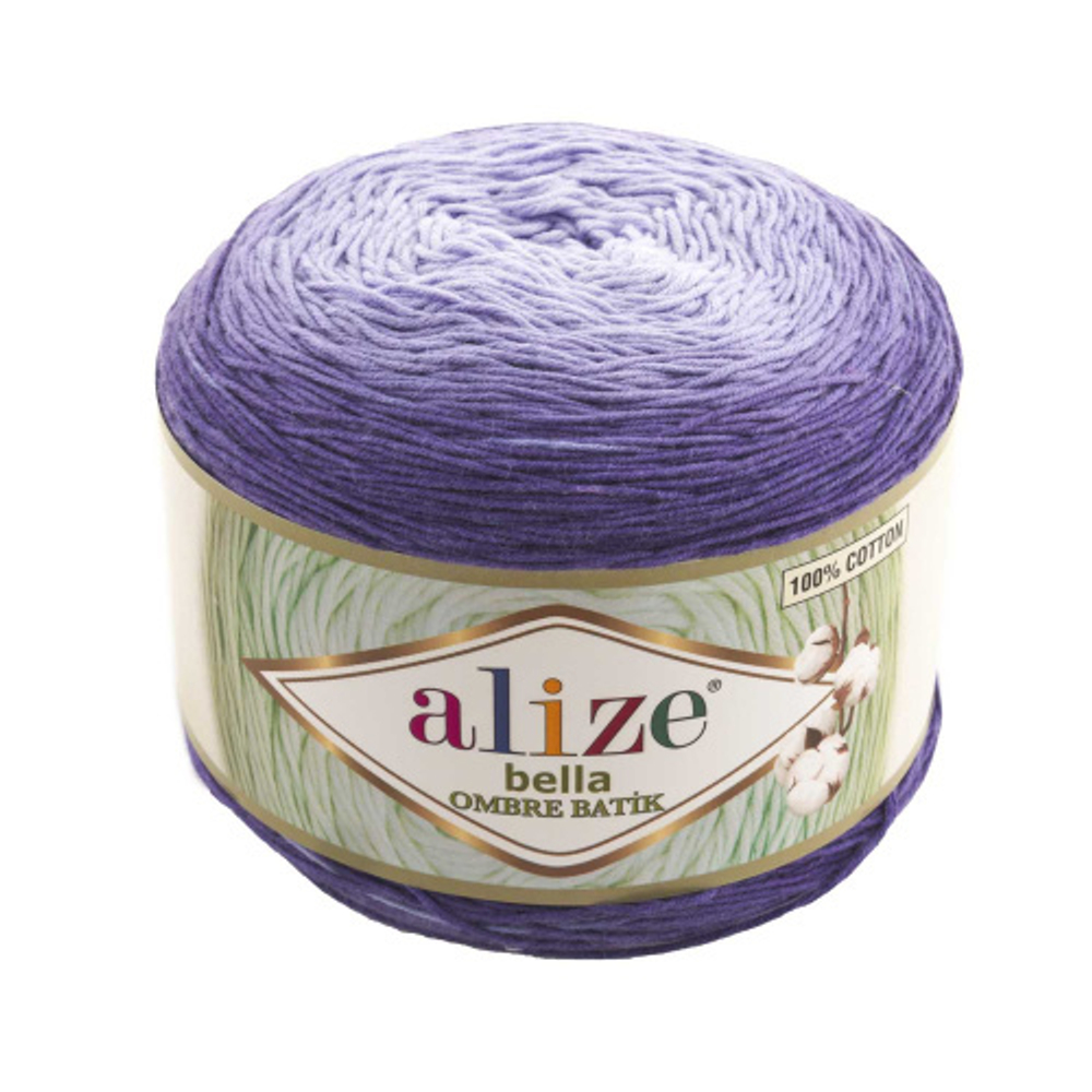 Пряжа Bella Ombre Batik, 250г, 900м, 100%хлопок (цена за 1 шт)