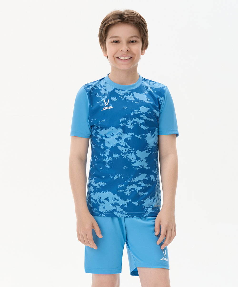 Футболка вратарская DIVISION PerFormDRY SPLASH GK Jersey, голубой, детский