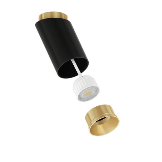 A5360PL-1BK Светильник потолочный накладной CONE для MR16 Ø65x120мм черный IP20