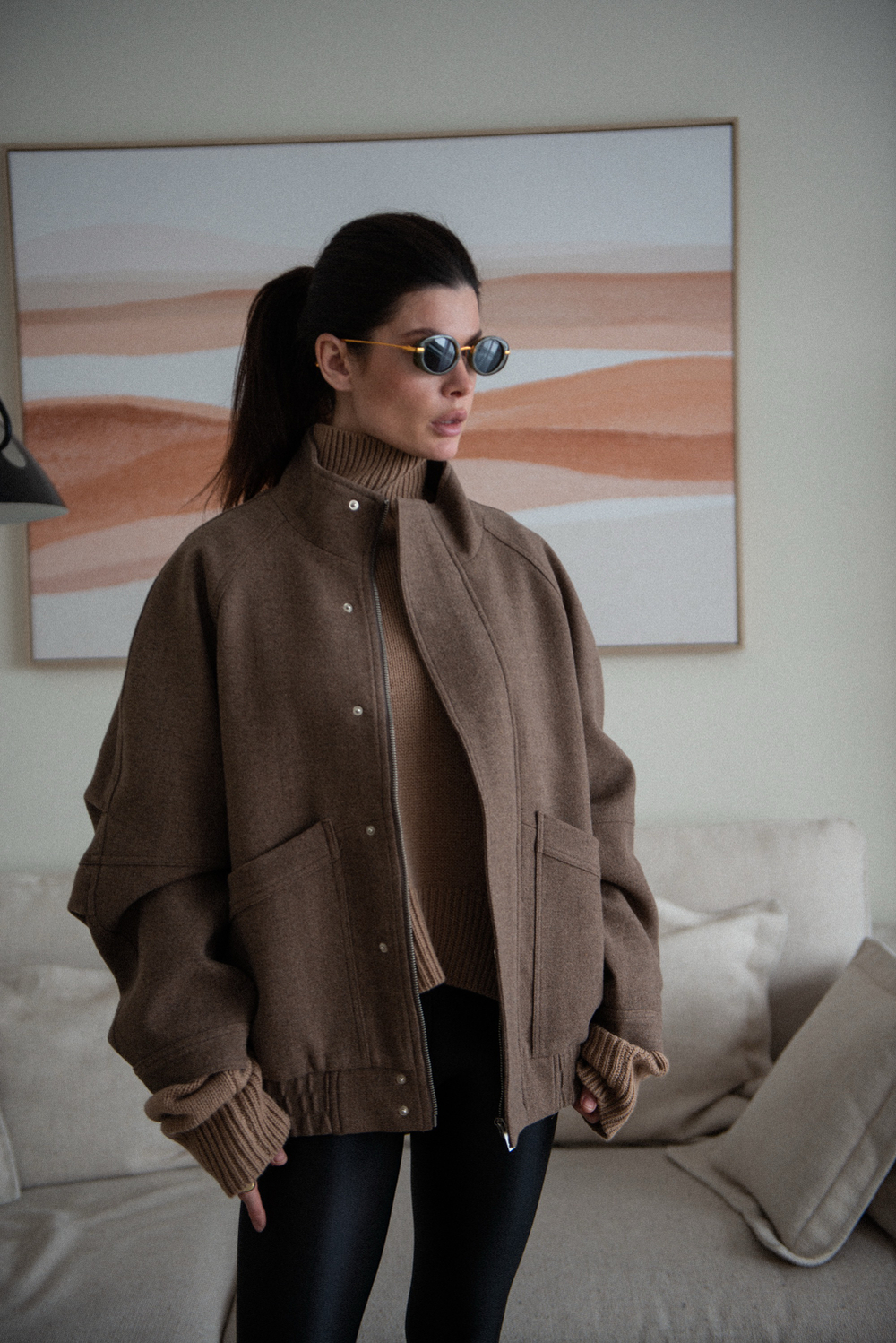 Бомбер из шерсти BLOOM