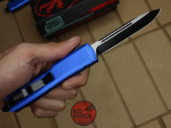 Нож Microtech Ultratech S/E - синяя рукоять, стандартный черный клинок + запчасти RK-376