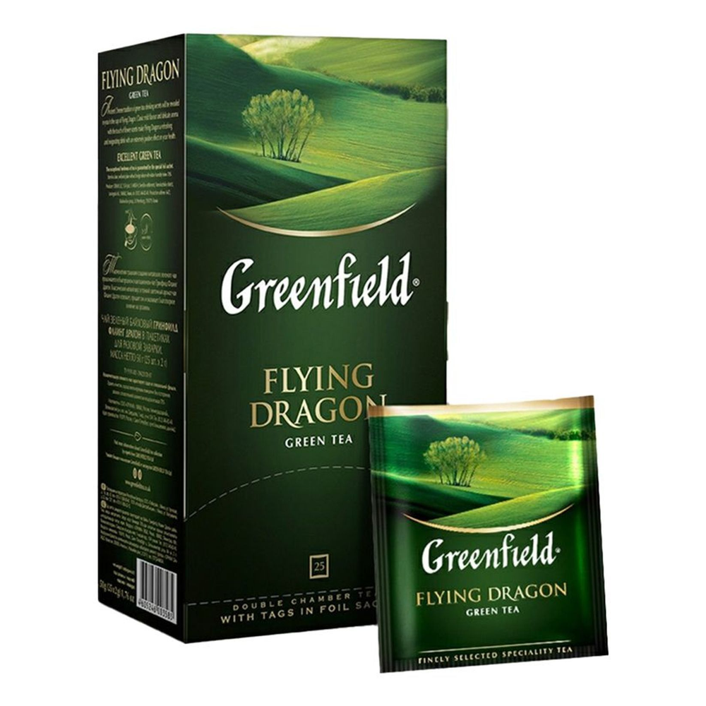Чай Greenfield Flying Dragon зеленый, 50 г