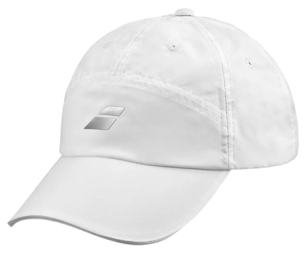 Теннисная кепка Babolat Microfiber Cap - white/white