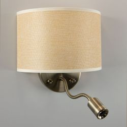 Citilux Декарт CL704306 Бра с бежевым абажуром и диммером