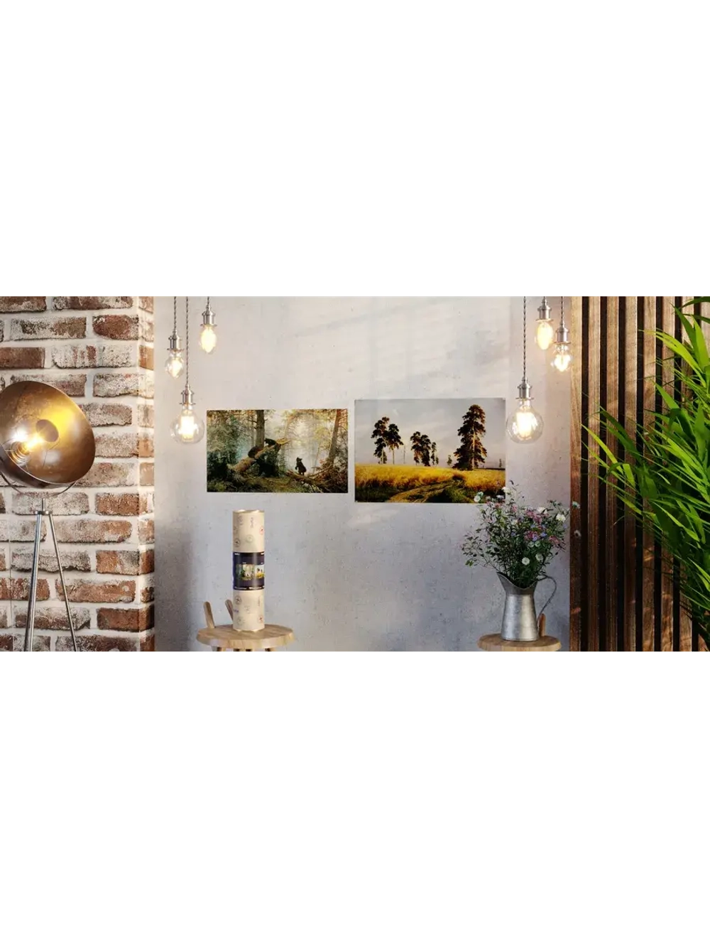 Картины-наклейки на стену для декора интерьерные №500