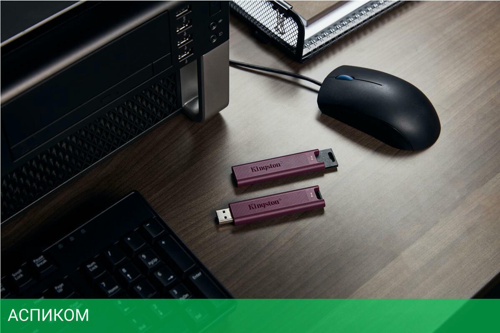 USB Flash-накопитель Kingston Data Traveler Max 1TB бордовый (DTMAXA/1TB)