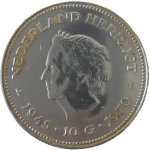 Netherlands, 10 Gulden, 1970 – Queen Juliana "Liberation", UNC