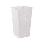 Кашпо напол. Ротанг со вставкой (285х515мм) (белый) (комплект 5 шт)